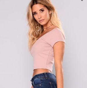 Fashion Nova Don't Take My Advice Crop Top